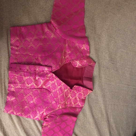 Pink Saree Blouse -size 34-36 - Picture 8 of 8
